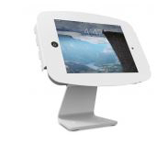 COMPULOCKS, IPAD PRO 12.9 SECURE SPACE ENCLOSURE WITH ROTATING 360 DEGREE KIOSK WHITE